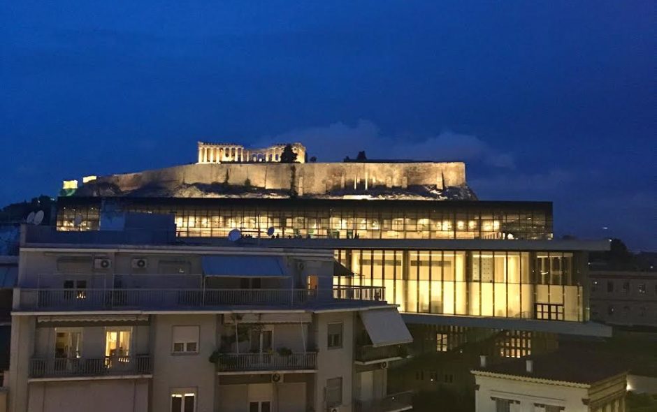 Acropolis at night Athens